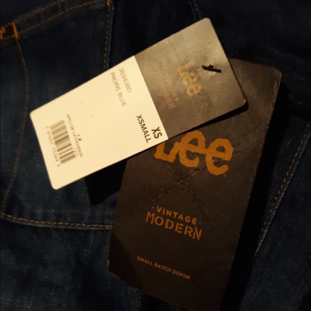 NWT Free People LEE Union Coverall Pacific Blue - Picture 3 of 11